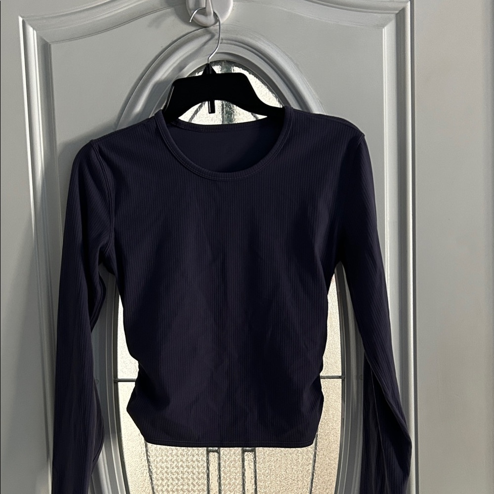 lululemon athletica Deep Blue Long Sleeve Top